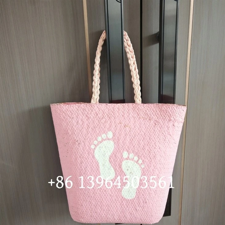 Paper Straw Beach Handbags