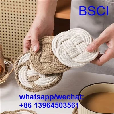 نمط مفارش الجوت الطبيعي